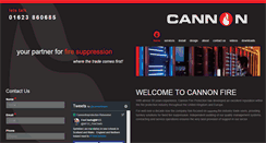 Desktop Screenshot of cannonfire.co.uk